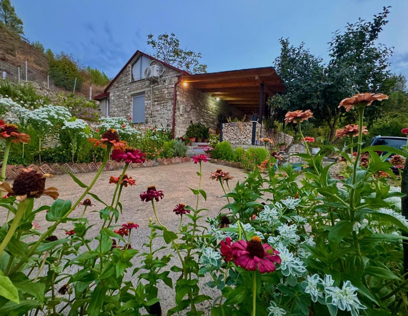 Villa Stone House à Kelcyre Extérieur photo